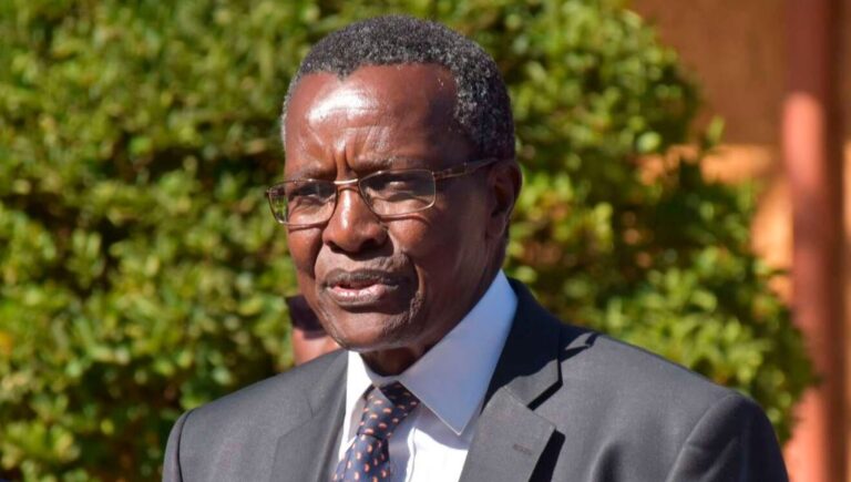 Former Chief Justice David Maraga Arrested During Nairobi Protest