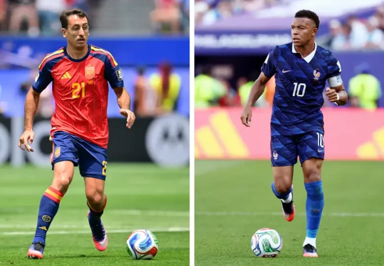 Spain qualifies to the world cup finals after defeating France 2:0