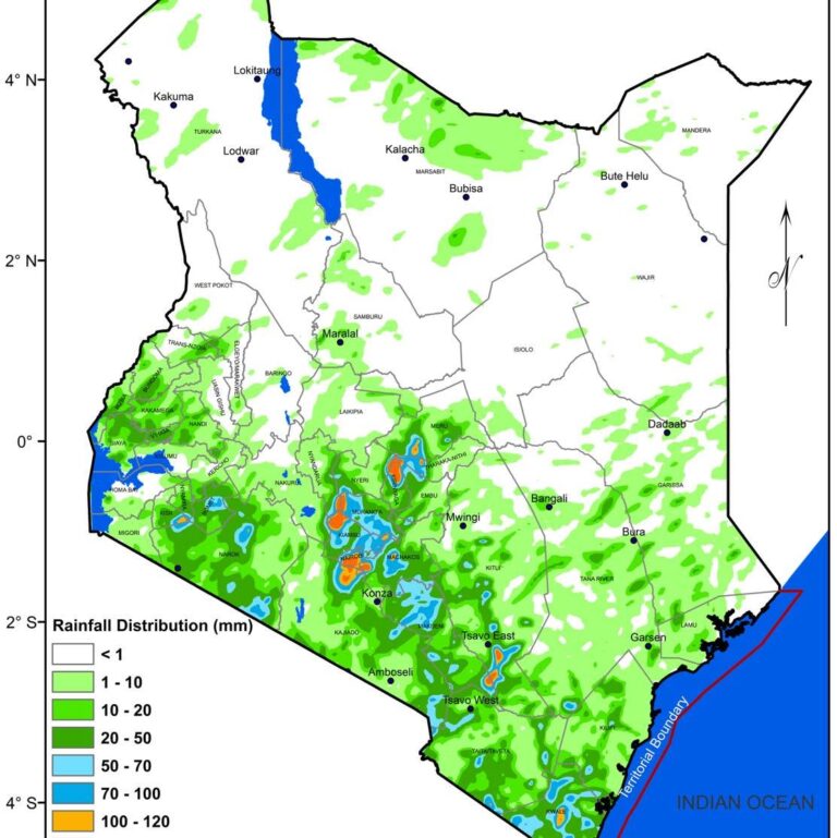 Kenya Weather Update: Expect rain, low temperatures, and high heat this week (August 18–24)