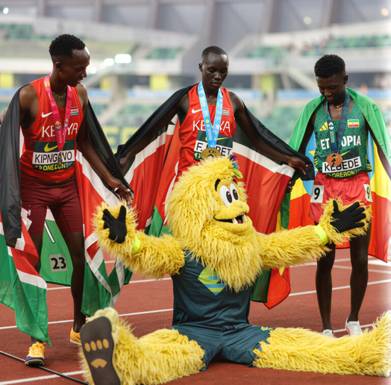 Frankline Kibet raises Kenya’s flag with first gold at world athletics U20 championships in oregon
