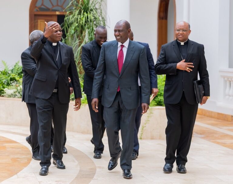 President William Ruto meets with Catholic Church leaders