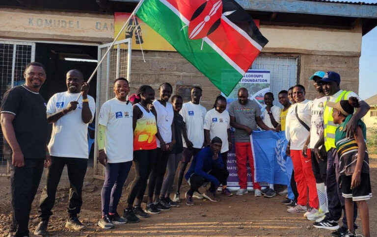 Kakuma refugee athletes begin 840km run for hope to Nairobi