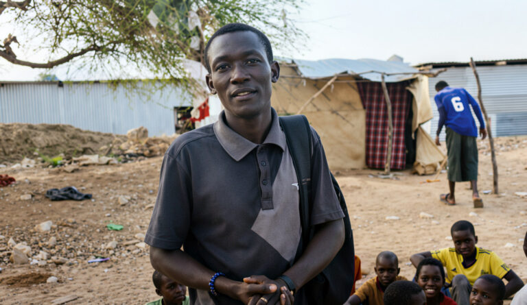 Volunteer teacher turns school holiday into a classroom for discipline and good values in Turkana.